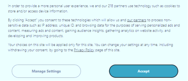 Cookie Use Requester